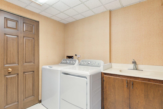 434C Woodview Rd Unit C, Lake Barrington, IL 60010 - laundry room featuring independent washer and dryer and cabinet space