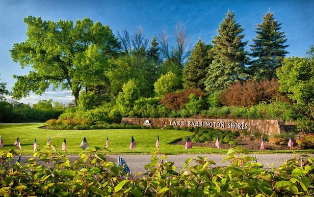 434C Woodview Rd Unit C, Lake Barrington, IL 60010 - view of community featuring a yard