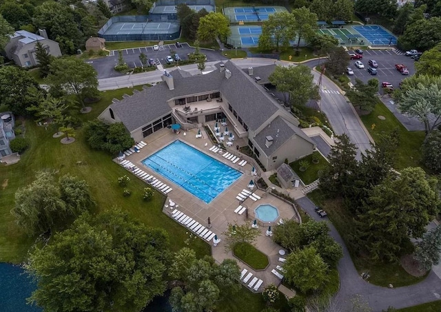 434C Woodview Rd Unit C, Lake Barrington, IL 60010 - view of property location with a pool
