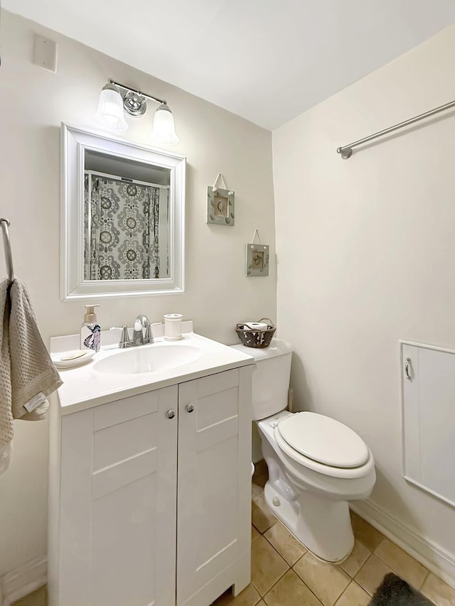 1639 S Highland Ave, Freeport, IL 61032 - bathroom featuring vanity and tile patterned floors