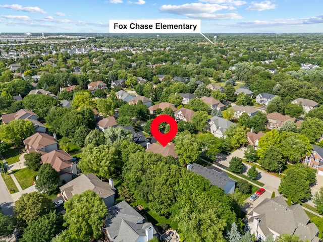 609 Spruce Ct, Oswego, IL 60543 - aerial perspective of suburban area