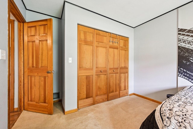6180 Elm St, Union, IL 60180 - carpeted bedroom featuring baseboards and a closet