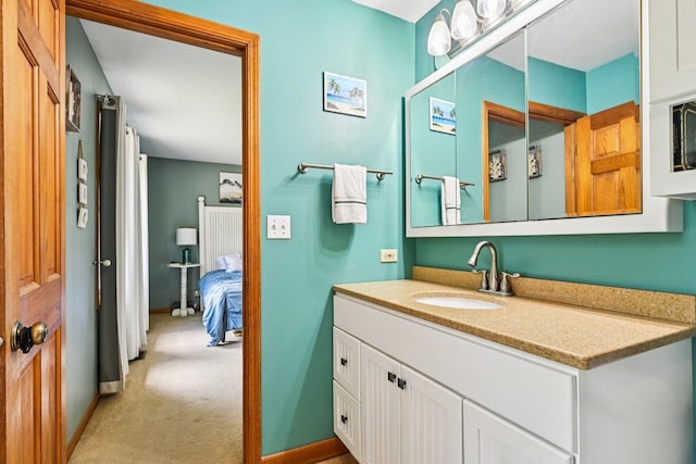 6180 Elm St, Union, IL 60180 - ensuite bathroom featuring vanity and baseboards