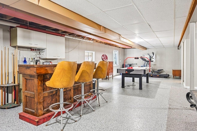6180 Elm St, Union, IL 60180 - indoor dry bar featuring speckled floor