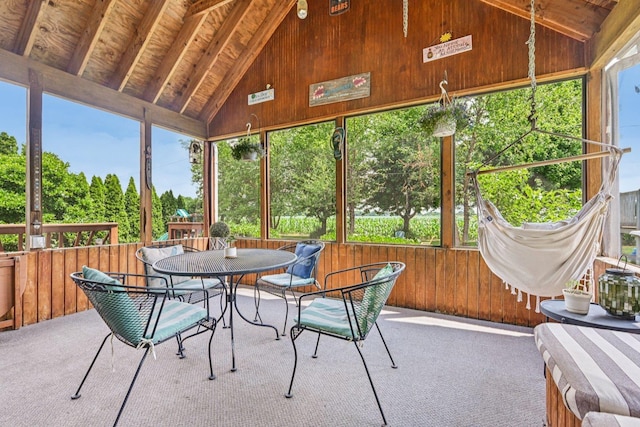 6180 Elm St, Union, IL 60180 - sunroom / solarium featuring plenty of natural light and outdoor dining space