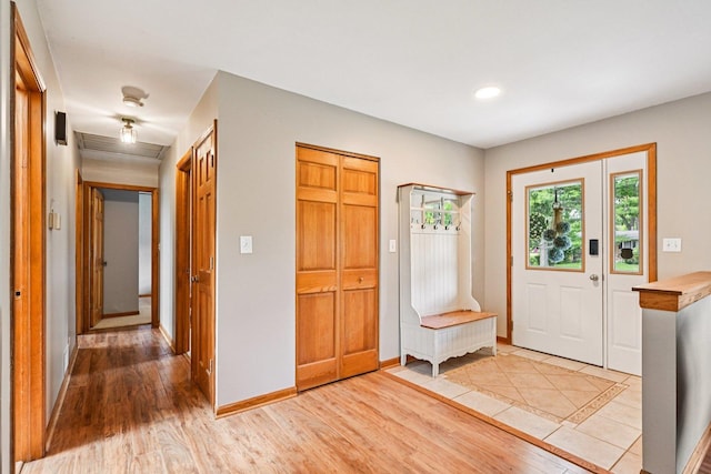 6180 Elm St, Union, IL 60180 - foyer entrance featuring light wood-style floors and recessed lighting