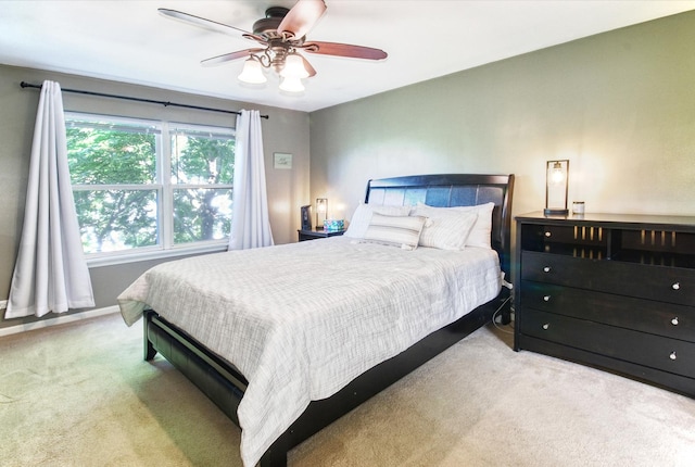 341 S Lancelot Ln, Palatine, IL 60074 - bedroom with carpet and a ceiling fan
