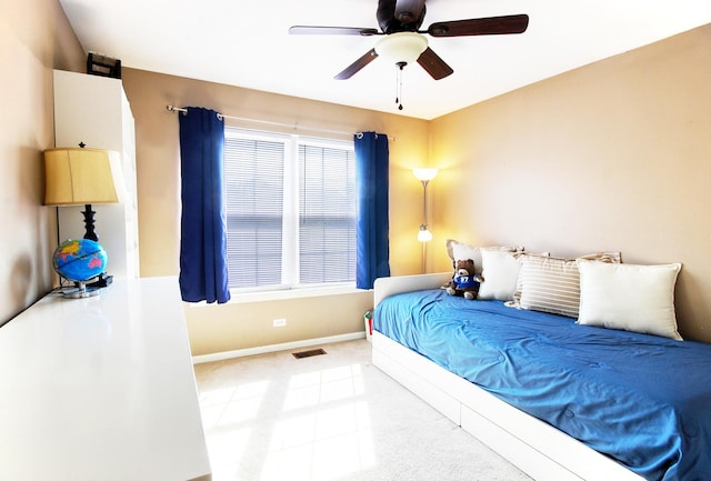 341 S Lancelot Ln, Palatine, IL 60074 - carpeted bedroom with multiple windows and a ceiling fan