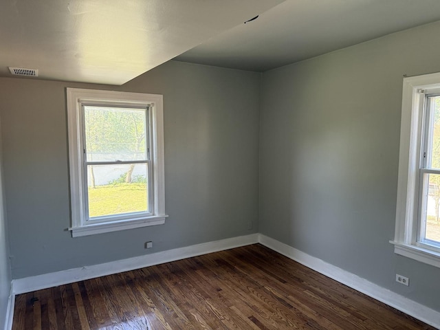 1827 170th St, Hazel Crest, IL 60429 - unfurnished room with baseboards and dark wood finished floors
