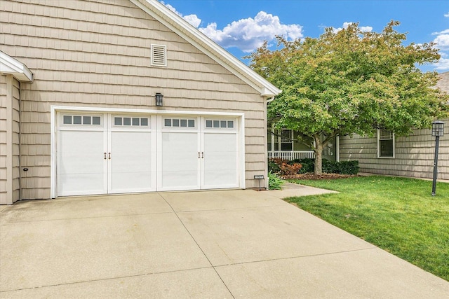1707 Lydia Ct, Urbana, IL 61802 - garage featuring concrete driveway