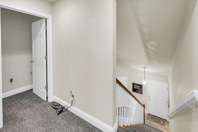 1707 Lydia Ct, Urbana, IL 61802 - stairs featuring carpet and baseboards