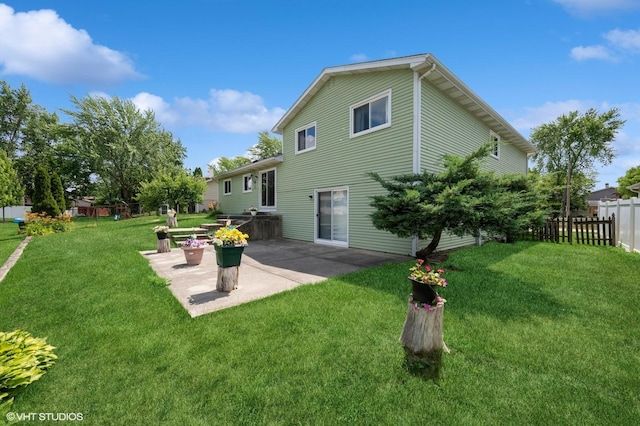 4085 N New Britton Dr, Hoffman Estates, IL 60192 - rear view of property with a patio