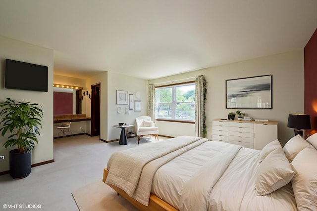 4085 N New Britton Dr, Hoffman Estates, IL 60192 - bedroom featuring light colored carpet and baseboards