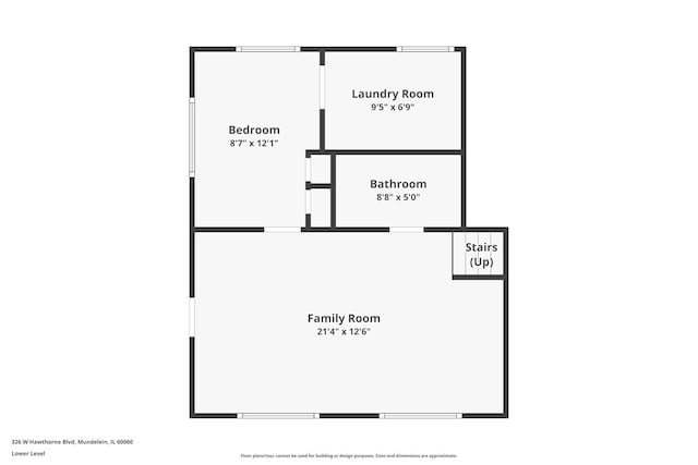 326 W Hawthorne Blvd, Mundelein, IL 60060 - view of room layout