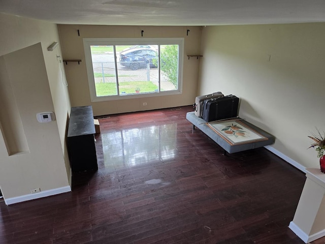 2130 W Highland Ave, Chicago, IL 60659 - hall with wood finished floors and baseboards