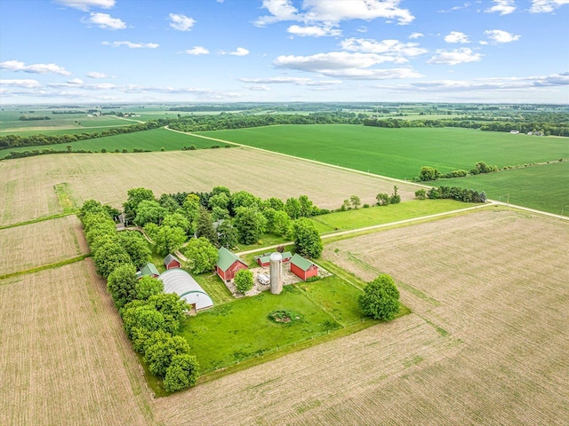 466 Quail Trap Rd, Caledonia, IL 61011 - view of rural area featuring rows of crops