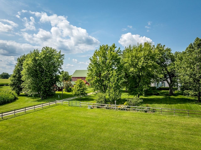 466 Quail Trap Rd, Caledonia, IL 61011 - view of yard featuring a rural view