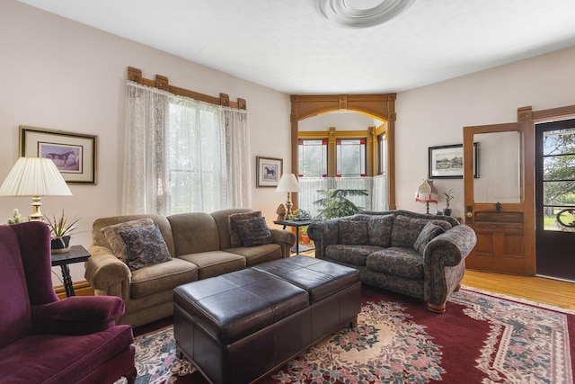 466 Quail Trap Rd, Caledonia, IL 61011 - living room with wood finished floors