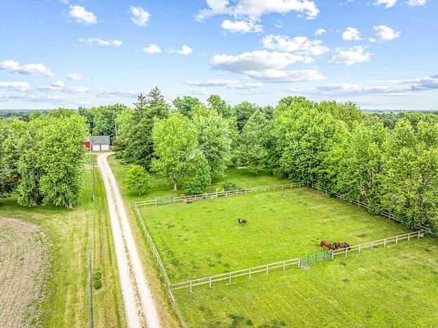 466 Quail Trap Rd, Caledonia, IL 61011 - aerial view of sparsely populated area featuring a pastoral area