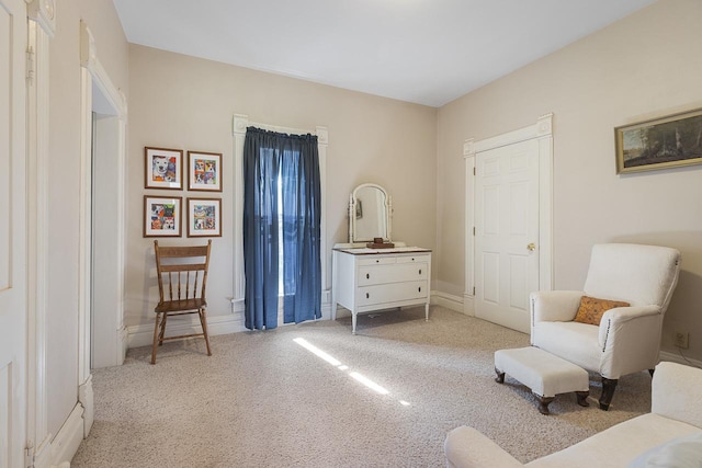 466 Quail Trap Rd, Caledonia, IL 61011 - sitting room with light carpet and baseboards