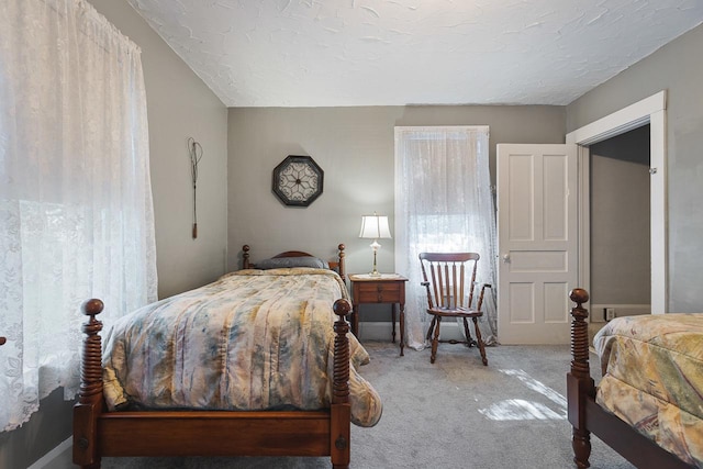 466 Quail Trap Rd, Caledonia, IL 61011 - bedroom with carpet and a textured ceiling
