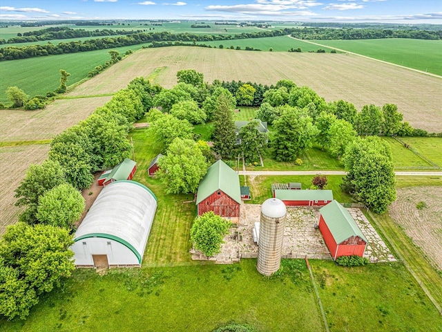 466 Quail Trap Rd, Caledonia, IL 61011 - view of rural area featuring large plots for crops