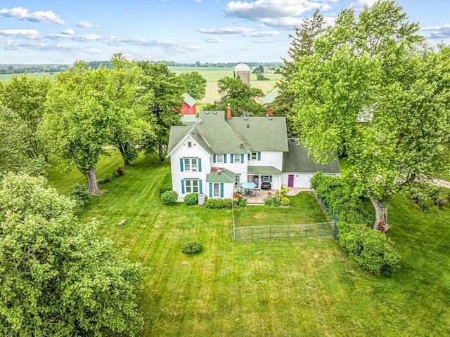 466 Quail Trap Rd, Caledonia, IL 61011 - aerial view of property and surrounding area
