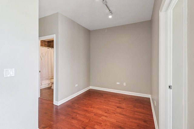 1841 S Calumet Ave Unit 1302, Chicago, IL 60616 - empty room featuring wood finished floors and rail lighting