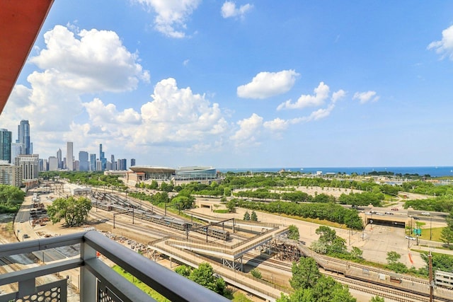 1841 S Calumet Ave Unit 1302, Chicago, IL 60616 - balcony featuring a view of skyline