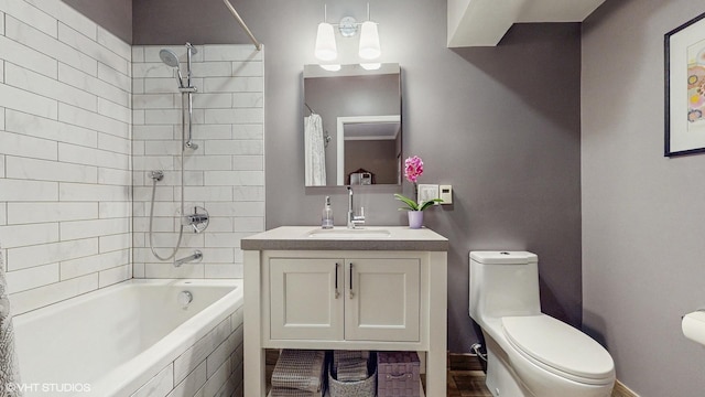 4550 N Malden St Unit 1W, Chicago, IL 60640 - bathroom with vanity and shower / tub combo