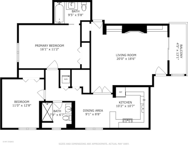 4550 N Malden St Unit 1W, Chicago, IL 60640 - view of floor plan / room layout