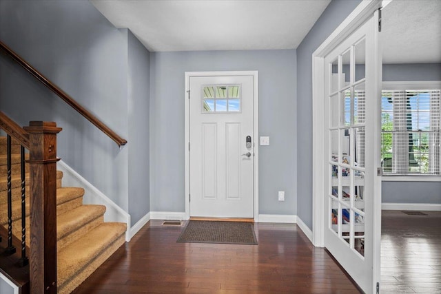 2321 Corrigan Way, Normal, IL 61761 - entrance foyer featuring hardwood / wood-style floors, healthy amount of natural light, and stairs