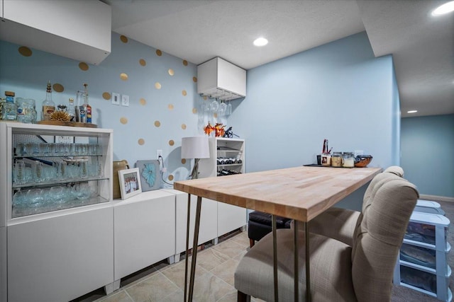 2321 Corrigan Way, Normal, IL 61761 - dining space with recessed lighting and wallpapered walls