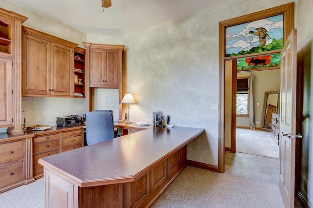 42720 N Converse Rd, Antioch, IL 60002 - office area featuring light colored carpet and light tile patterned floors