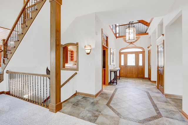 42720 N Converse Rd, Antioch, IL 60002 - entryway with high vaulted ceiling