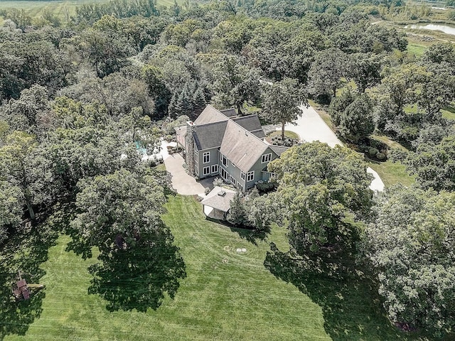 42720 N Converse Rd, Antioch, IL 60002 - view from above of property with a forest