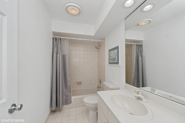 2741 Acacia Ter, Buffalo Grove, IL 60089 - bathroom with vanity, tile patterned floors, and shower / bath combo