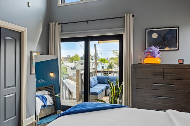 3047 N Racine Ave Unit 3, Chicago, IL 60657 - bedroom with access to outside, multiple windows, and wood finished floors