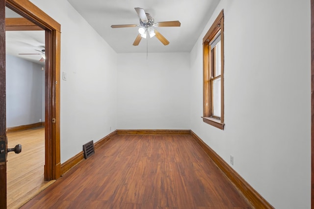 2219 S 60th Ct, Cicero, IL 60804 - unfurnished room with a ceiling fan and wood finished floors