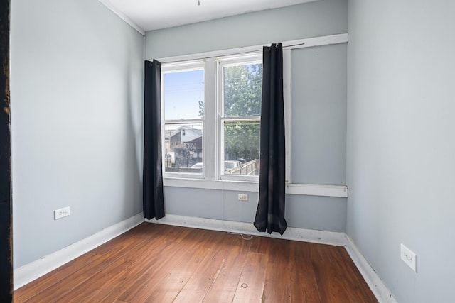 2219 S 60th Ct, Cicero, IL 60804 - unfurnished room with hardwood / wood-style flooring and baseboards
