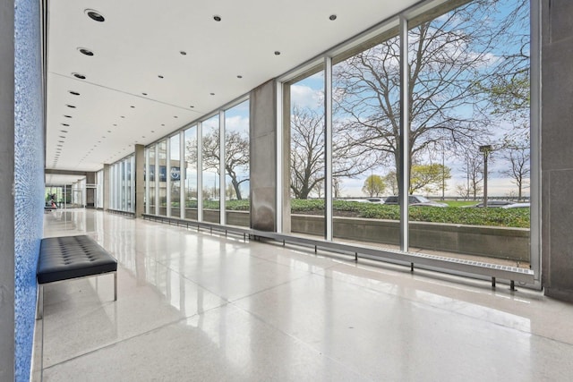 4800 S Chicago Beach Dr Unit 702S, Chicago, IL 60615 - building lobby featuring expansive windows