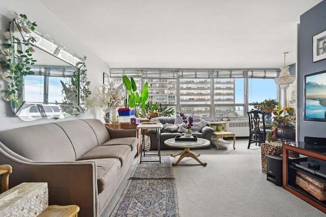 4800 S Chicago Beach Dr Unit 702S, Chicago, IL 60615 - carpeted living room featuring radiator