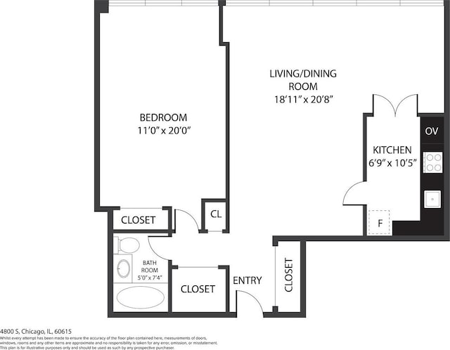 4800 S Chicago Beach Dr Unit 702S, Chicago, IL 60615 - view of floor plan / room layout