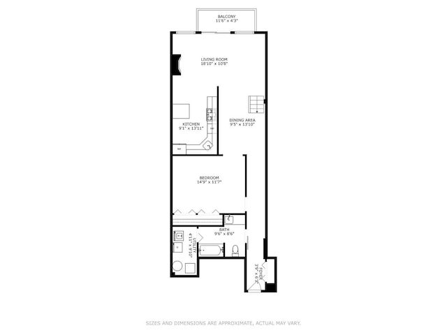 920 W Sheridan Rd Unit 305, Chicago, IL 60613 - view of floor plan / room layout