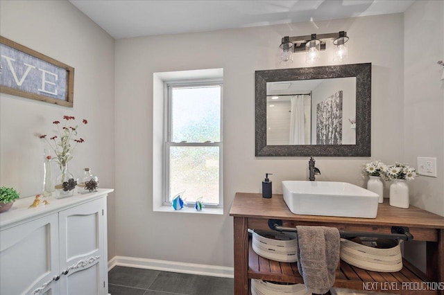 704 Cedar Ave, Saint Charles, IL 60174 - full bath featuring vanity and tile patterned flooring