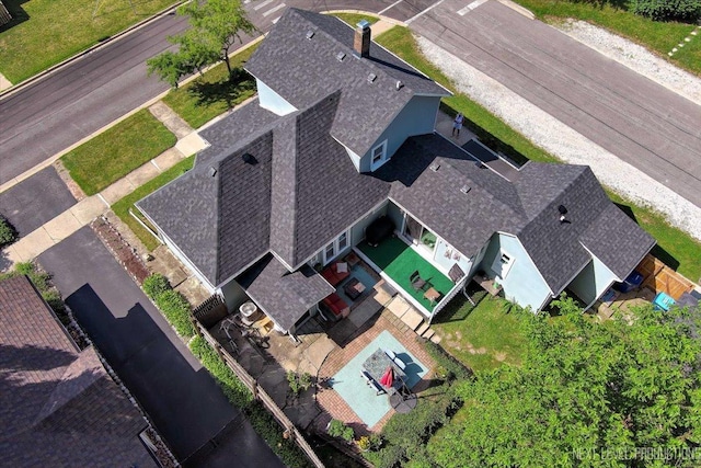 704 Cedar Ave, Saint Charles, IL 60174 - view from above of property
