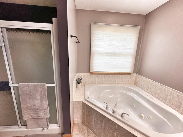 597 Barry Turn, Manteno, IL 60950 - bathroom with a stall shower and a whirlpool tub