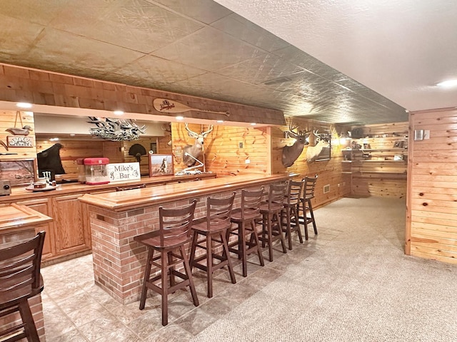 597 Barry Turn, Manteno, IL 60950 - indoor bar with wooden walls