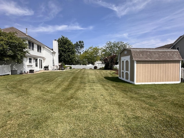 597 Barry Turn, Manteno, IL 60950 - view of yard with a storage unit