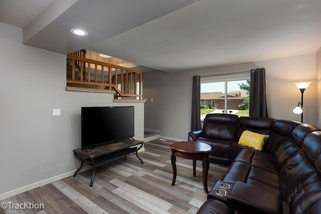 6665 Foxtree Ave, Woodridge, IL 60517 - living area with wood finished floors and recessed lighting